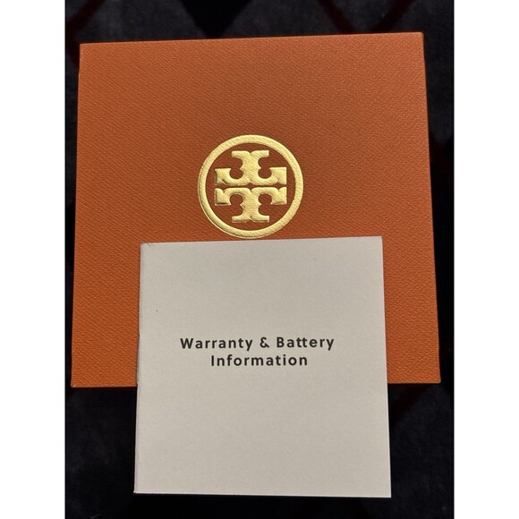 Tory Burch The Small Kira Double Wrap Leather Strap Watch, 18mm x 18mm New $300